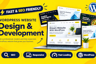 design a fast, SEO optimized, mobile friendly wordpress site