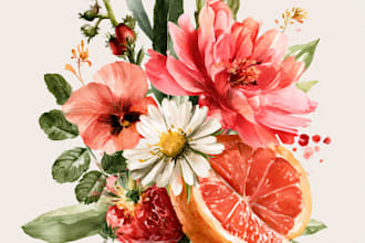 draw intricate botanical and floral illustrations