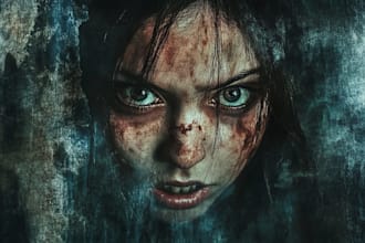 draw a creepy horror character or monster illustration