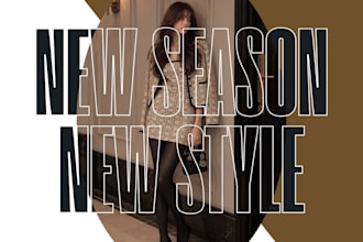 design aesthetic fashion social media posts and ads