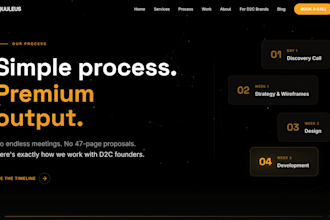 design a premium shopify website for your d2c brand