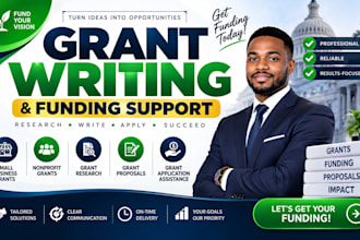 write small business and nonprofit grant proposals and applications