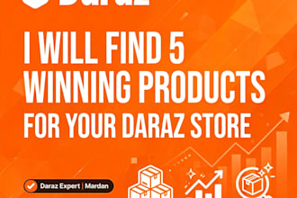 find 5 winning profitable products for daraz store with supplier
