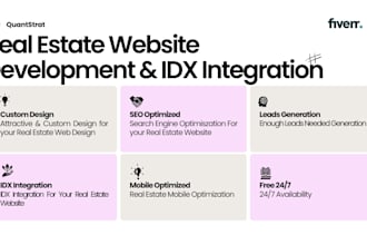 build realtor, agent real estate website with idx mls integration
