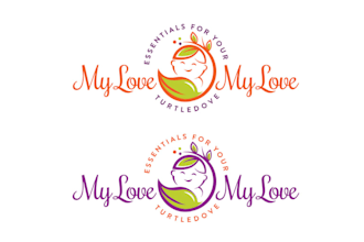 make modern fun and playful logo for little kids essentials