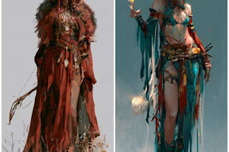 fantasy character art and fantasy character