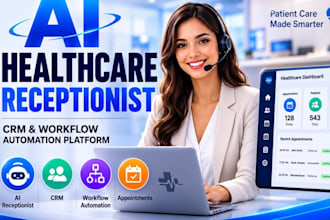 ai medical receptionist, patient triage webapp realtime analysis clinical scribe