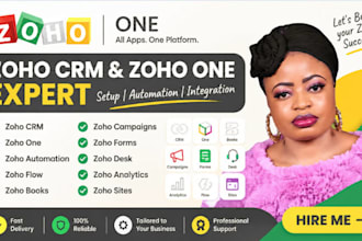 do zoho CRM, zoho flow, zoho one and automate your business
