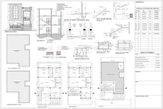 design submission plan drawing to winning rfp bids, council approval,city permit