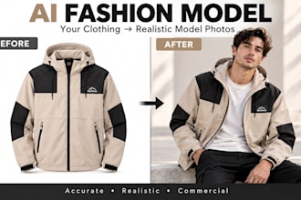 create realistic ai fashion models wearing your clothing