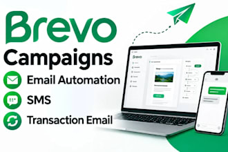 setup brevo campaigns email automation sms transaction email