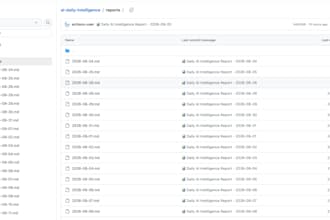 build an automated industry monitoring and competitor tracking