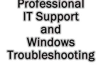 do IT support, technical troubleshooting