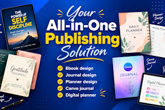 do journal design ebook design planner design kdp formatting