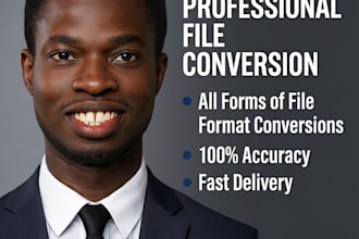 do all your file format conversions with perfect formatting