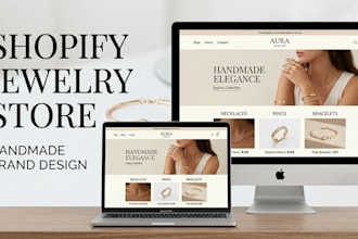 design shopify store for your handmade jewelry brand