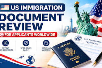 provide immigration document review for applicants worldwide