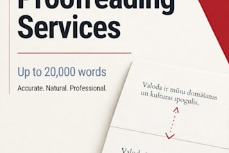 proofread and edit your latvian text for grammar and clarity