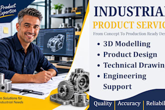 design custom machine parts and mechanical components in cad