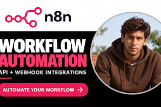 build n8n workflow automation with api and webhook integrations