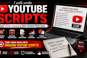 write high converting youtube scriptwriting