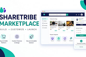 build and customize your sharetribe marketplace