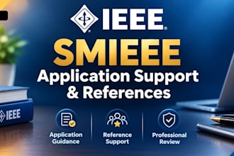 help and support you with smieee application and refernces