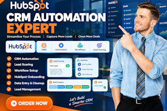 setup hubspot crm automation lead scoring workflow hubspot onboarding data entry