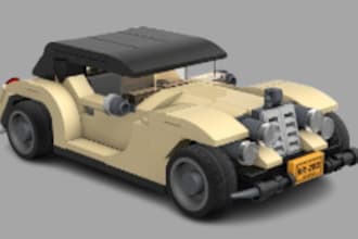 design custom 3d lego model lego set lego car