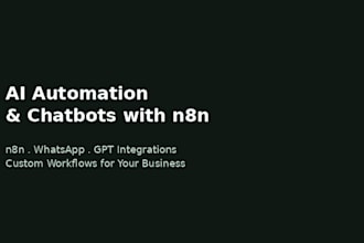 build ai automations and chatbots using n8n