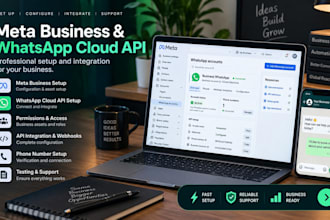 setup whatsapp cloud API and meta business integration