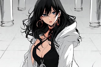 draw anime and manga illustrations