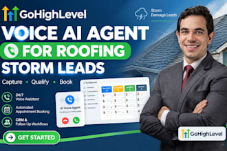deploy a gohighlevel voice ai agent for roofing storm leads