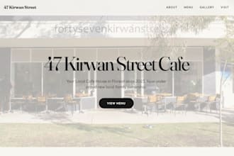 create a website for your small business