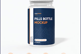 create stunning 3d bottle and box product mockups