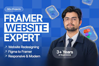 design, redesign or convert figma to framer website