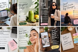 design professional social media posts and reels