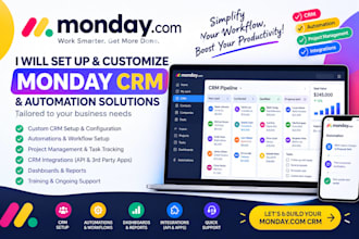 build your monday CRM from scratch monday CRM boards and automations