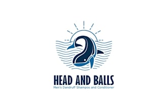design dandruff shampoo and conditioner logo