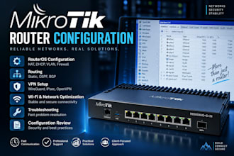 configure your mikrotik router and fix network issues