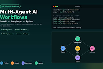 build multi agent ai workflows with crewai and langgraph