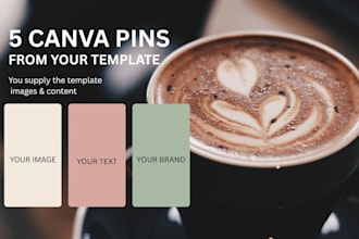create pinterest pins from your canva templates