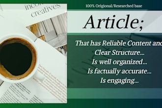 write articles and blog posts