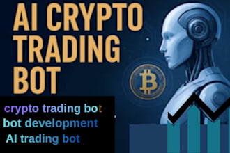 develop a custom crypto trading bot, arbitrage bot, ai trading bot