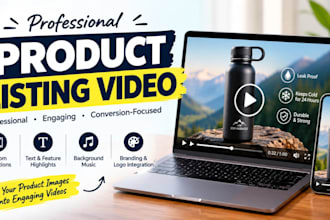 create a product listing video