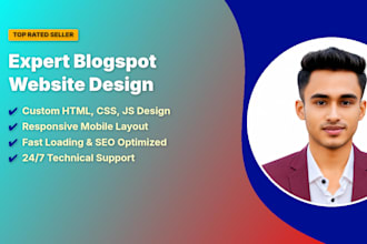 do blogger site design website customization responsive layout