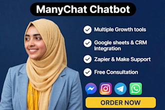 build manychat chatbot with google sheet integration
