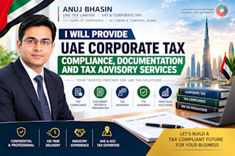 provide uae corporate tax compliance, documentation and tax advisory services