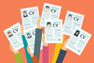 screen cvs and provide professional recruitment support