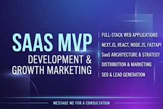 build your saas mvp and set up your growth marketing pipeline